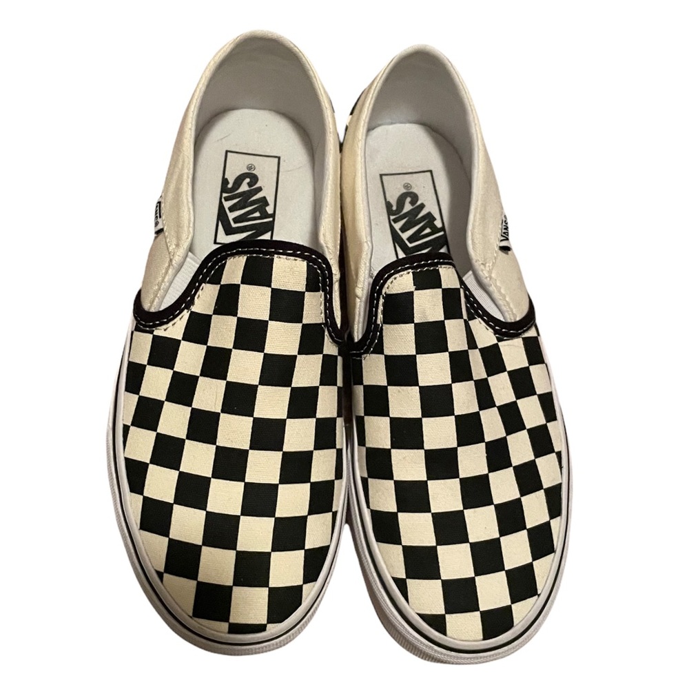 checkerboard vans !